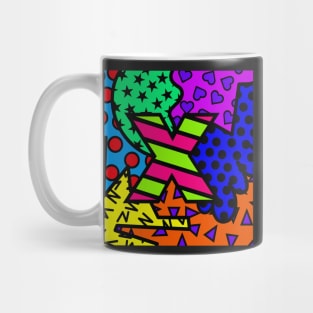 Alphabet Series - Letter X - Bright and Bold Initial Letters Mug